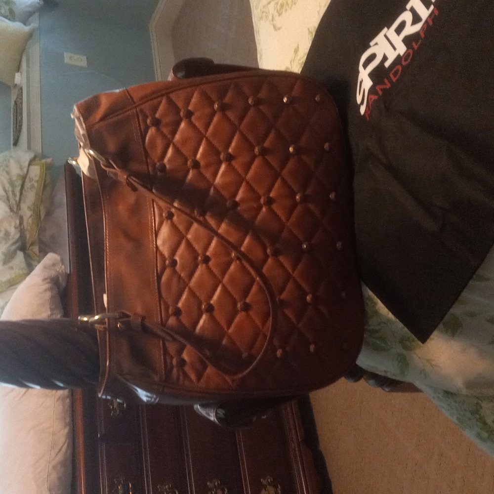 Randolph Duke Cognac Bag